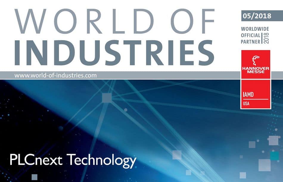 enhance your automation thinking – WORLD OF INDUSTRIES 5/2018 is now available!