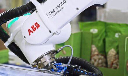 Cobot verpackt Cashews