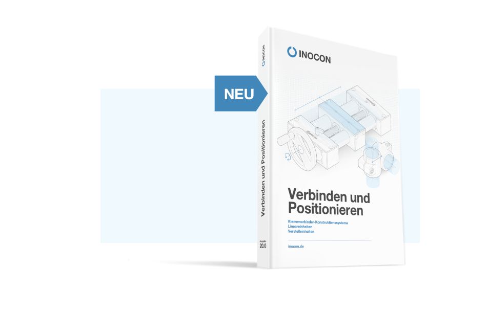 INA_KB_Inocon_Katalog_2022_nl_beitragsbild Zum 25. Firmenjubiläum präsentiert Inocon einen neu konzipierten Katalog, der auf 392 Seiten sämtliche Produkte detailliert, mit allen Maßen, Funktionen und Varianten aufführt.