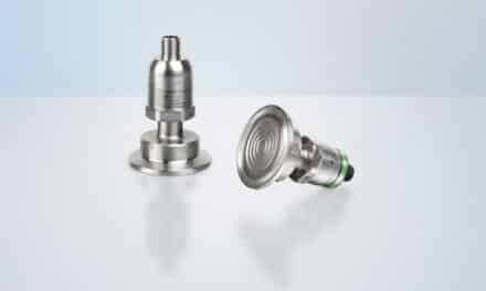 Hygiene-Druckmittlersystem mit IO-Link und Schalterfunktion
