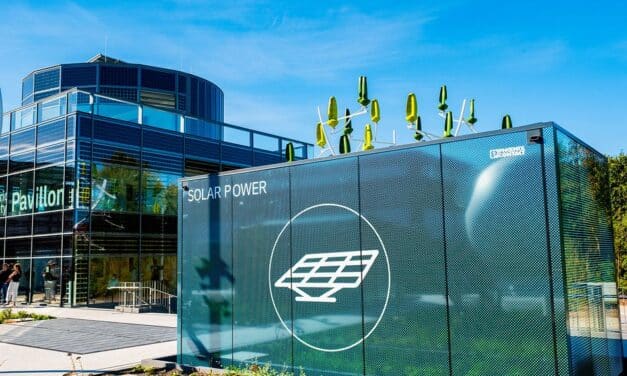 Zukunftsbild wird im All Electric Society-Park Wirklichkeit