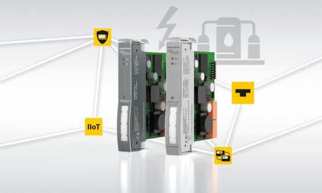 Kompaktes I/O-System mit neuer IIoT-Spannungsversorgung
