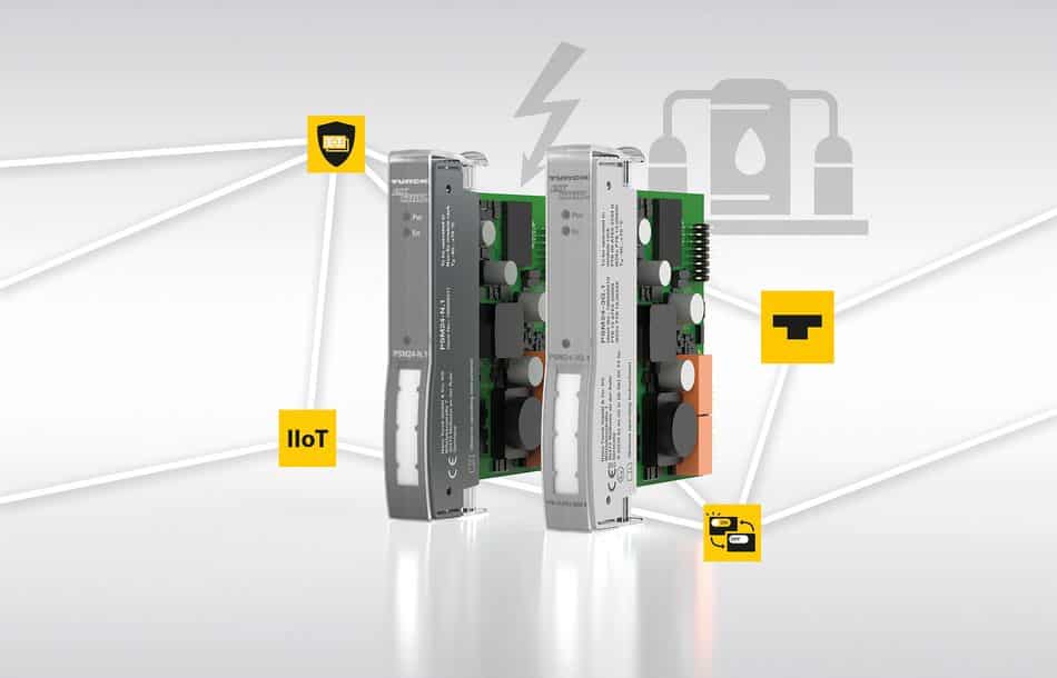 INA_KB_Turck_Spannungsversorgung_2023_06_beitragsbild Turck erneuert die Spannungsversorgungen seines kompakten I/O-Systems Excom mit zwei Varianten für IIoT-Daten. Das PSM24-3G.1 versorgt die Systeme in Zone 2/22 mit Spannung, während das PSM24-N.1 die Systeme im sicheren Bereich (N-System) versorgt.