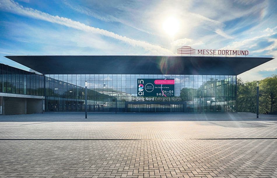 Vom 4. bis 5. September 2024 feiert die Fachmesse IN2AI Premiere in der Messe Dortmund Vom 4. bis 5. September 2024 feiert die Fachmesse IN2AI Premiere in der Messe Dortmund