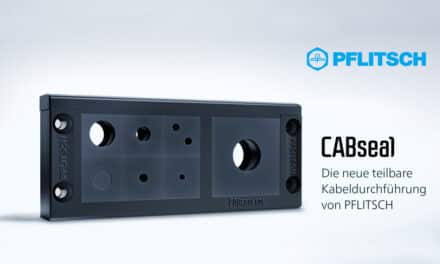 Bis zu 40 Kabel einfach in Schaltschränke einführen
